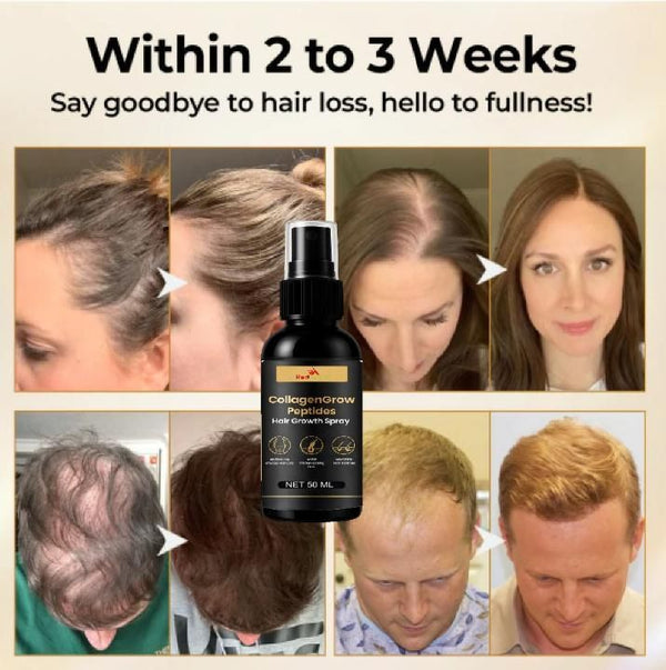 Collagen Grow Hair Restore Spray 50ml Each (Pack of 2)