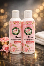 Rose Body Wash and Rose Shampoo (Combo of 2)